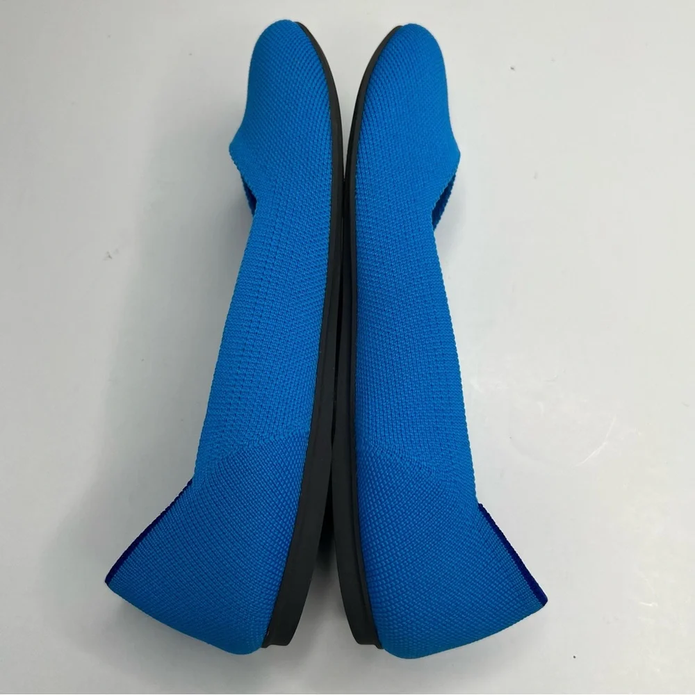 Rothy's The Flat Peacock Blue Retired Color Size 8